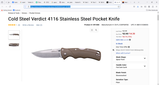 Cold Steel Verdict Pocket Knife 3 Spear Point 4116 SS Stonewashed — Mozilla Firefox 4_5_2025 2...png