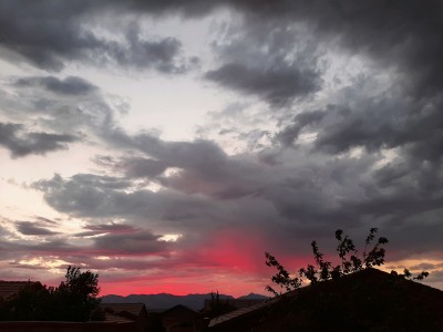 Now if we could get some rain out of those clouds